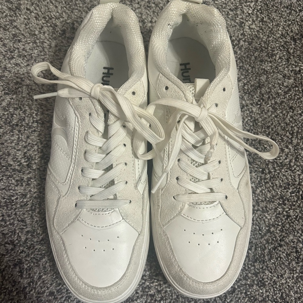 Hurley White Athletic Shoes Classic Design Breathable Comfort